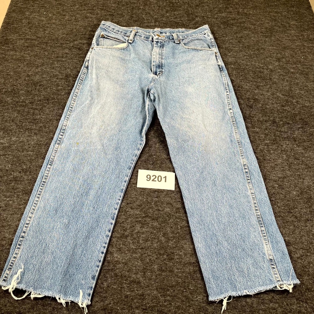 Red Kap Jeans Mens 34x37 Blue Denim Cotton Light Wash‎ Straight Leg Streetwear